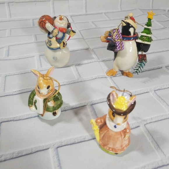 Other - Porcelain Christmas Tree Ornaments